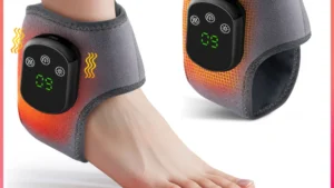 Rechargeable Electric Heating Ankle Brace Massager Hot Compress And Vibration Massage for Cervical Hand Foot Muscle Relaxation