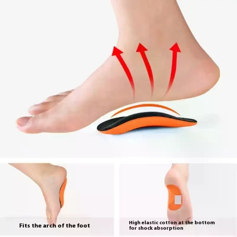1Pair Orthopedic Pads For Shoes EVA Flat Feet Arch Support Men Women Foot Valgus Varus Sports Insoles Shoe Inserts - Image 4