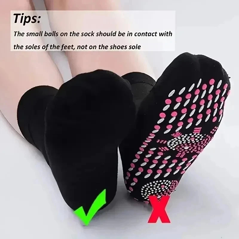 1-6 Pairs Professional Unisex Self Heating Socks Therapy Health Care Breathable Foot Massager Ski Warm Socks Warm Comfortable - Image 4