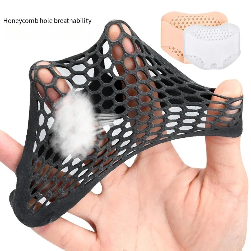 2pcs Silicone Metatarsal Pads Toe Separator Pain Relief Foot Pads Orthotics Foot Massage Insoles Forefoot Socks Foot Care Tool - Image 2