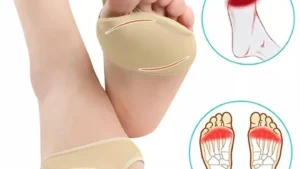 1Pair Gel Half Insoles for Metatarsal Forefoot Pain Relief Shoe Pads Ball of Foot Cushions For Hallux Valgus Corrector Socks