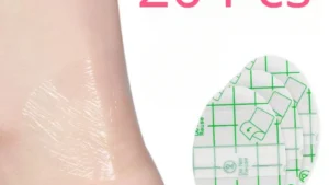 20 Pcs Women Transparent Invisible Heel Protector Foot Care Sole Sticker Waterproof Patch Anti Blister Friction Foot Care Peds