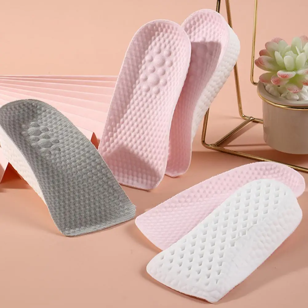 Height Increasing Insoles Invisible Height Lift Shoe Pads Anti-Odor Breathable Sweat-Absorbent For Sneakers Canvas Shoes Boost - Image 4