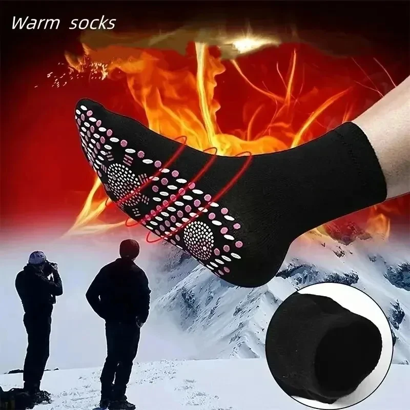 1-6 Pairs Professional Unisex Self Heating Socks Therapy Health Care Breathable Foot Massager Ski Warm Socks Warm Comfortable - Image 3