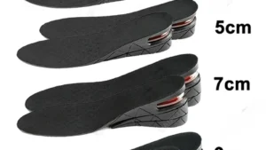 3-9cm Invisible Height Increase Insole Cushion Height Adjustable Shoe Heel insoles Insert Taller Support Absorbant Foot Pad