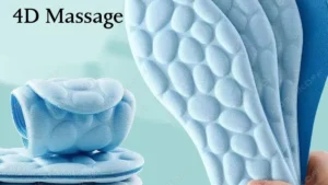 4D Massage Sport Insoles Soft High Elasticity Shoe Pads Breathable Deodorant Shock Absorption Cushion Arch Support Insole Unisex