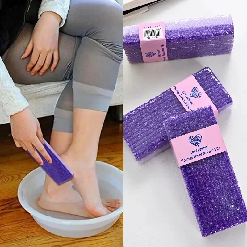 Fashion Double-sided Horny Foot Massage Tool Foam Double-sided Grindstone Pumice Foam Glass To Remove Dead Skin - Image 4