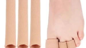 1Pcs Durable 15cm Toe Gel Tube Fabric Soft Tube Sleeve Pads Insoles Silicone Toe Cushion Cover Foot Care Pedicure
