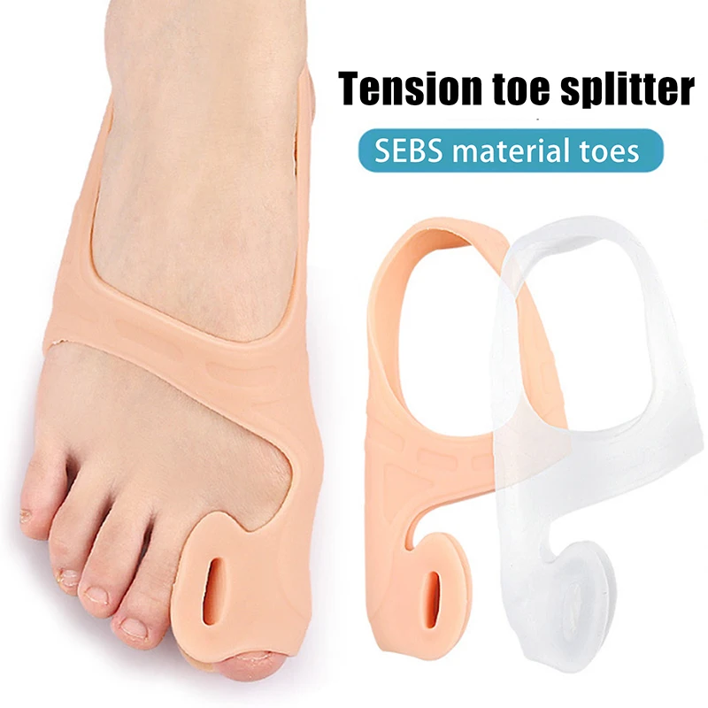 1PC Big Toe Bunion Corrector Adjustable Orthopedic Socks Toes Separator Pain Relief Hallux Valgus Feet Protector - Image 2