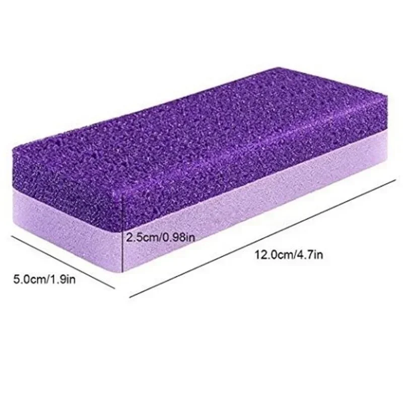 Fashion Double-sided Horny Foot Massage Tool Foam Double-sided Grindstone Pumice Foam Glass To Remove Dead Skin - Image 2
