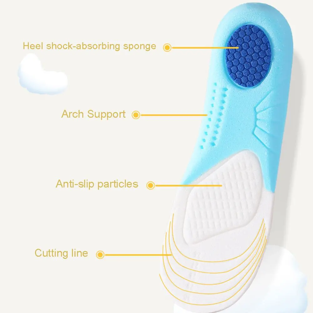Breathable Mesh Shoe Accessories Running Orthopedic Insoles Children Shoes Pad Sport Insoles Foam Insoles Arch Support Inserts - Image 4