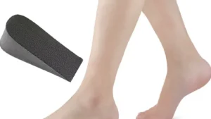 1 Pair New Hard PU Leather Height Increase Insole Sneakers Heel Insert Heighten Half Insoles 1-3cm Shoe Pads Insoles for Unisex