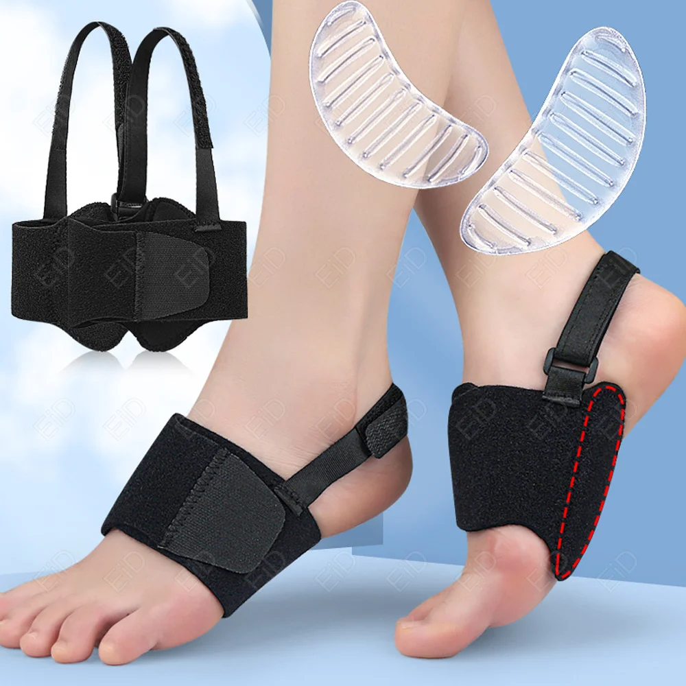 Silicone Gel Arch Pad Support Insoles for Flat Foot Correction High Arch Cushion Plantar Fasciitis Pain Relief Foot Care Bandage - Image 2
